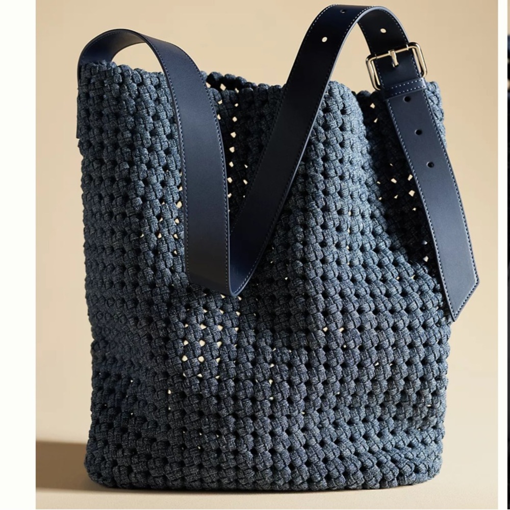 Denim knot summer fall bag from Anthropologie!!